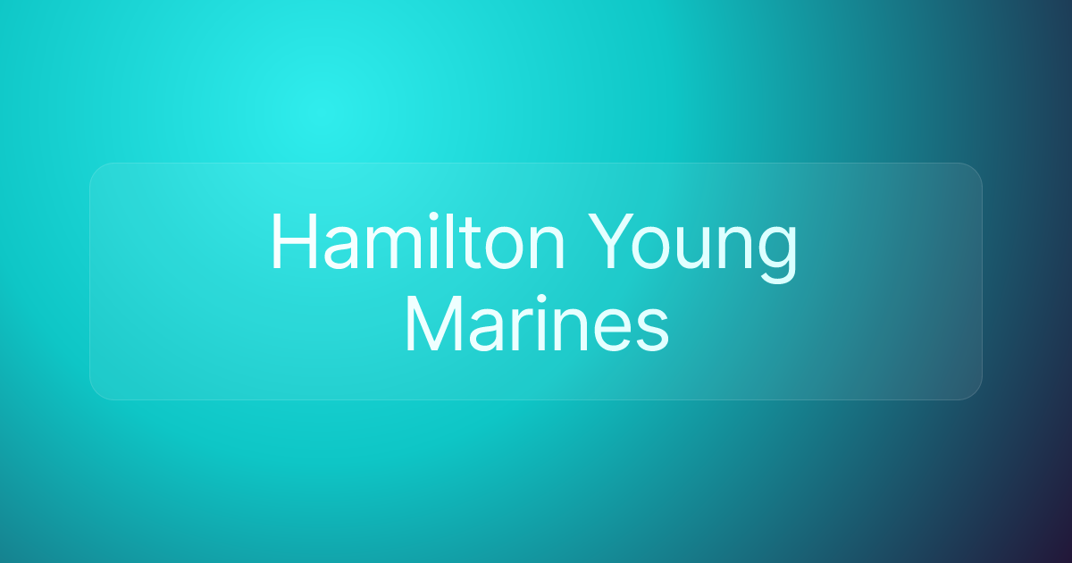 Hamilton Young Marines