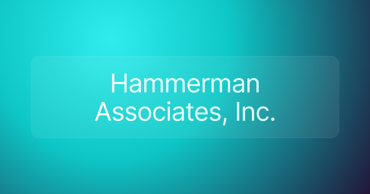 Hammerman Associates, Inc.