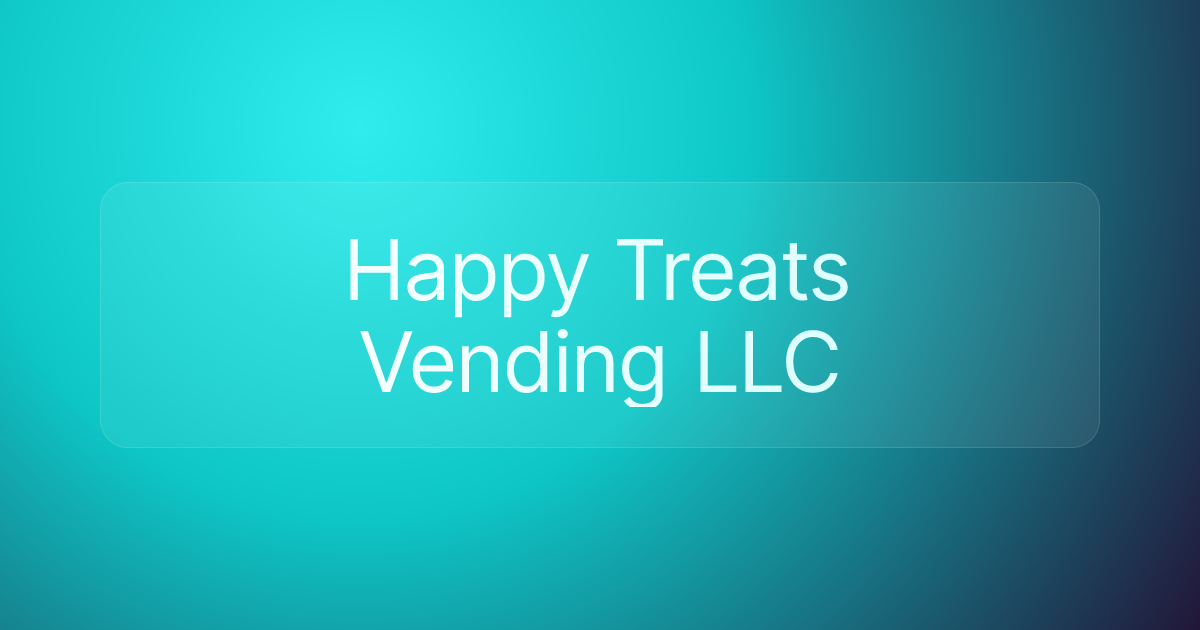 Happy Treats Vending LLC