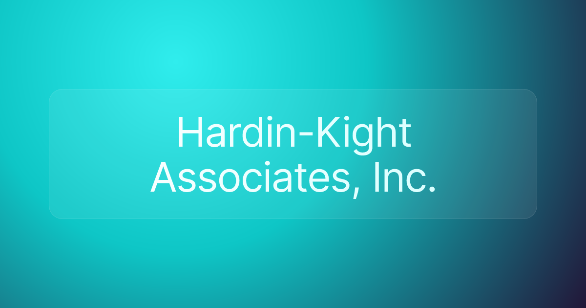 Hardin-Kight Associates, Inc.