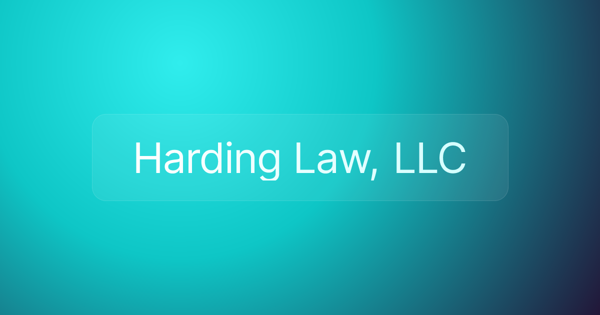 Harding Law, LLC