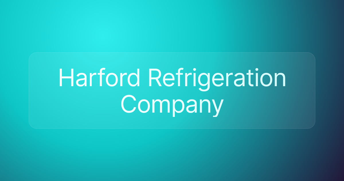 Harford Refrigeration Company