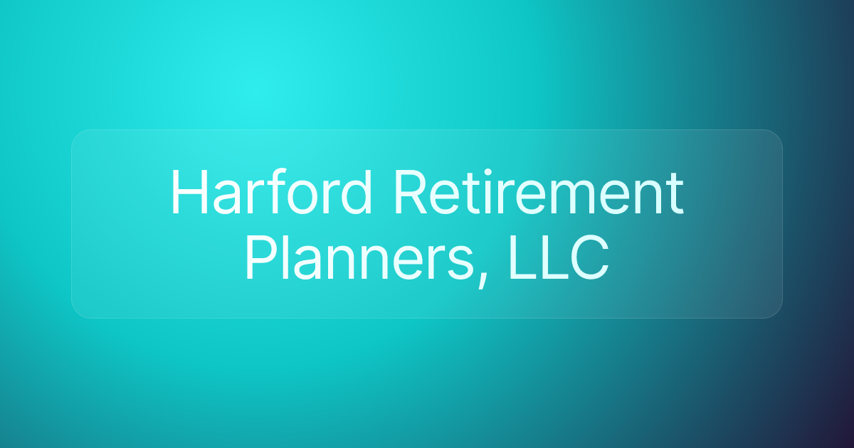 Harford Retirement Planners, LLC