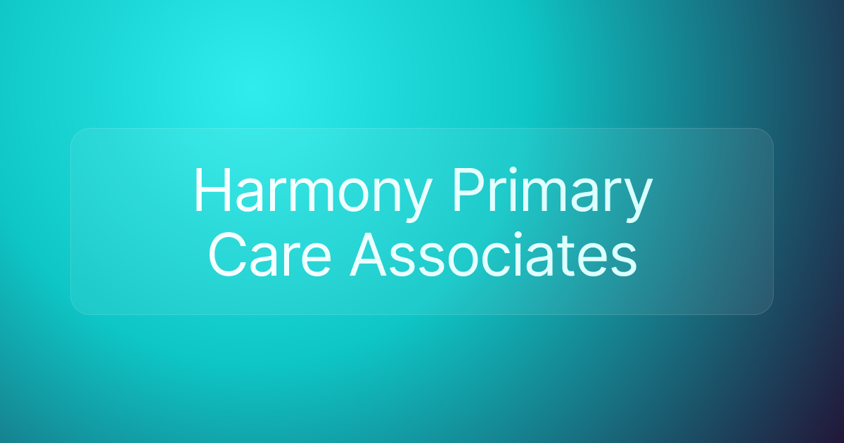 Harmony Primary Care Associates
