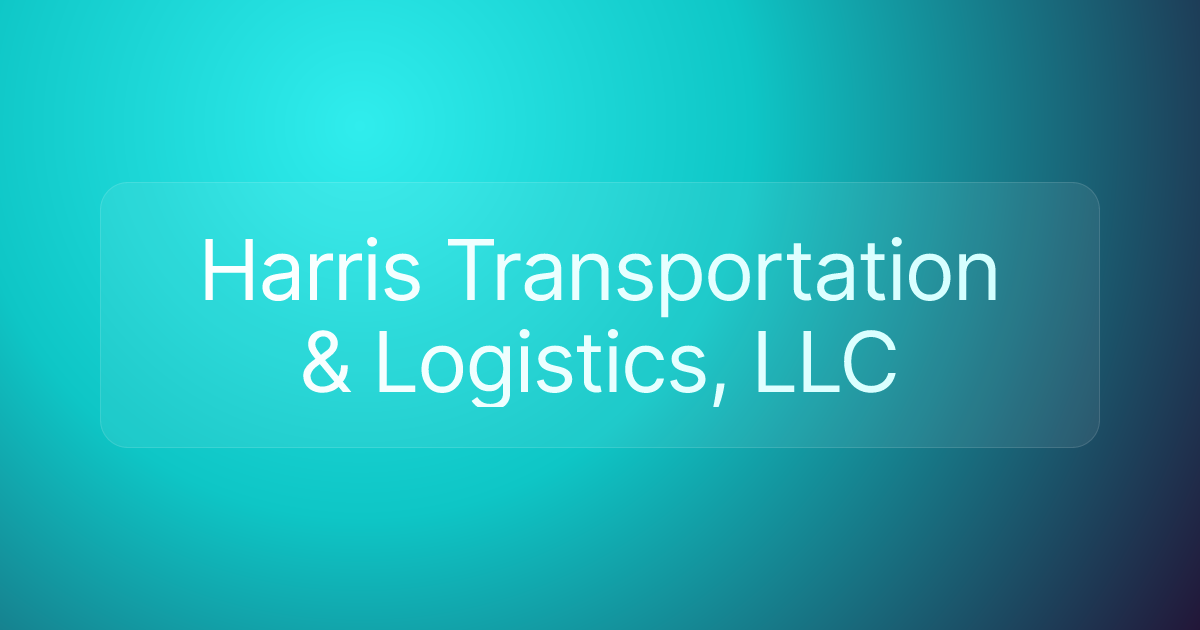 Harris Transportation & Logistics, LLC