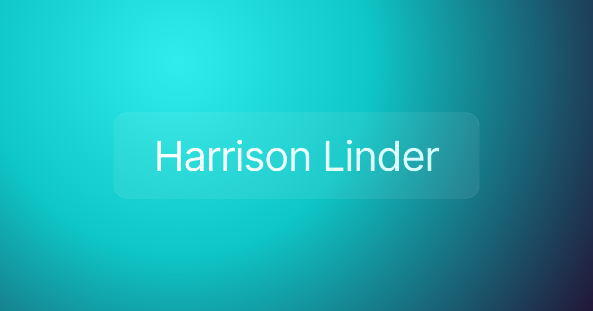 Harrison Linder