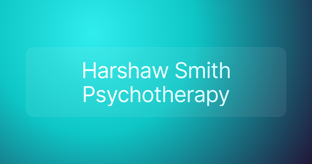 Harshaw Smith Psychotherapy