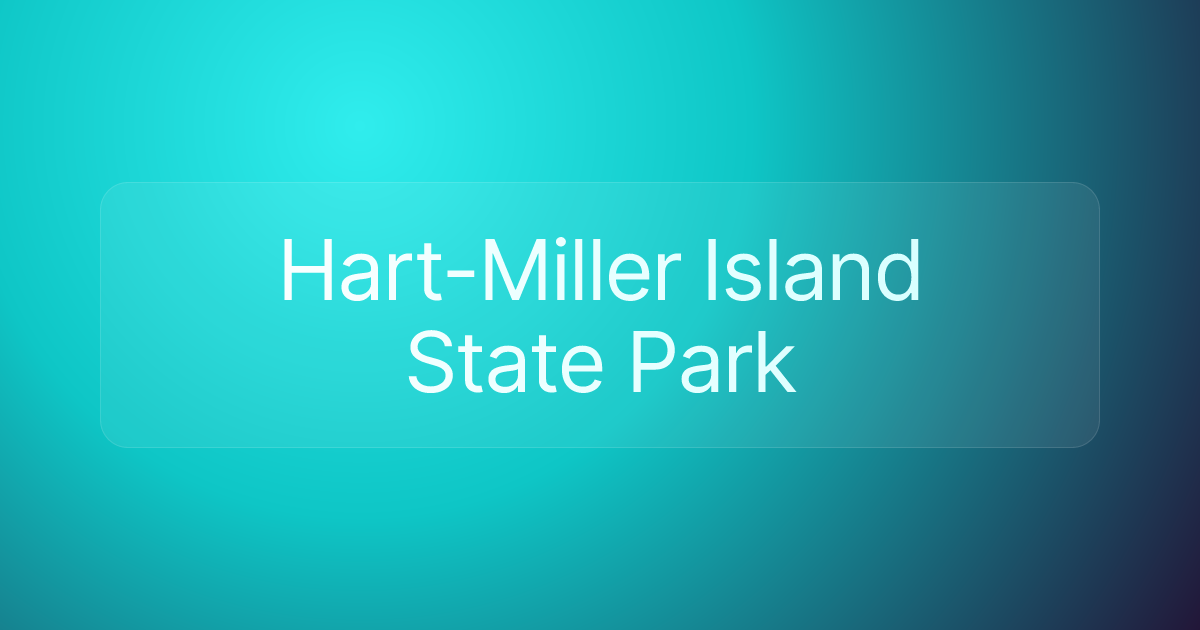 Hart-Miller Island State Park