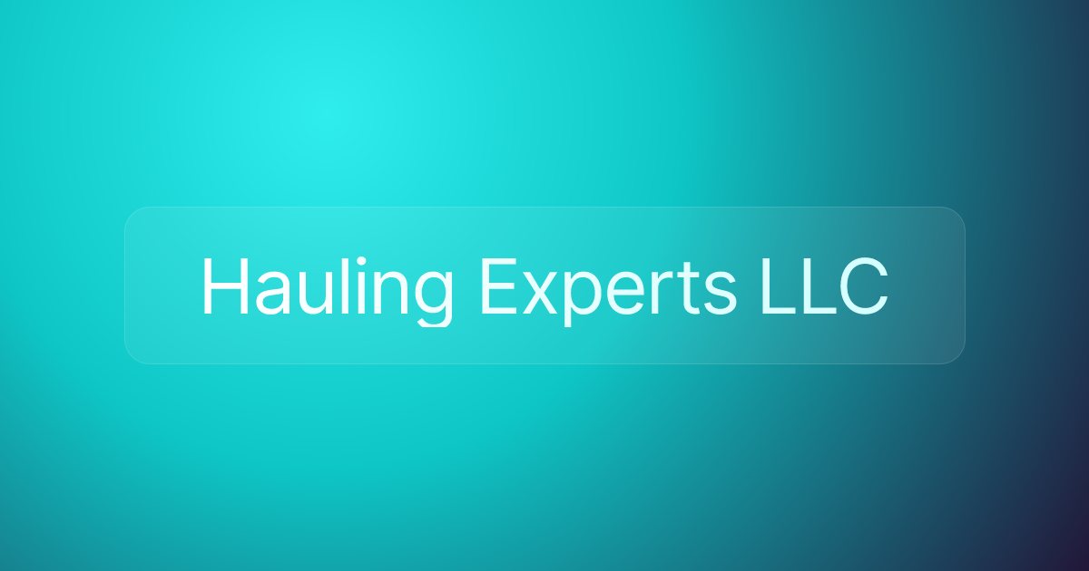 Hauling Experts LLC
