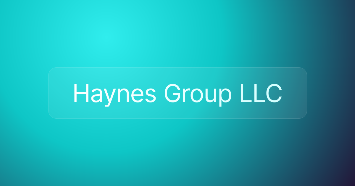 Haynes Group LLC