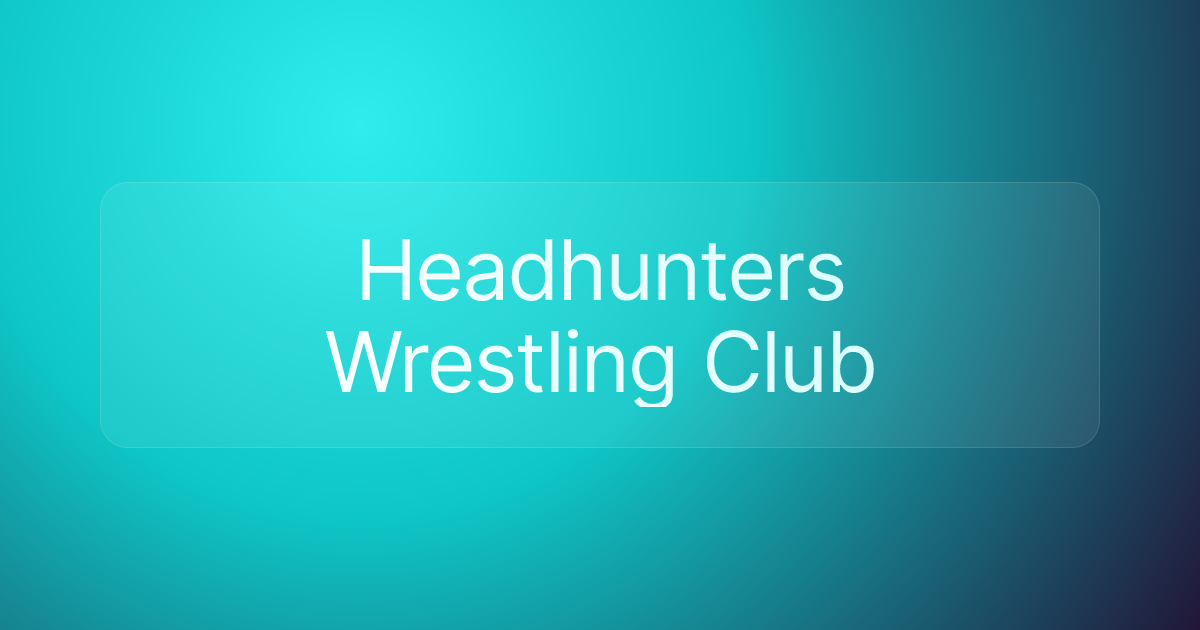 Headhunters Wrestling Club