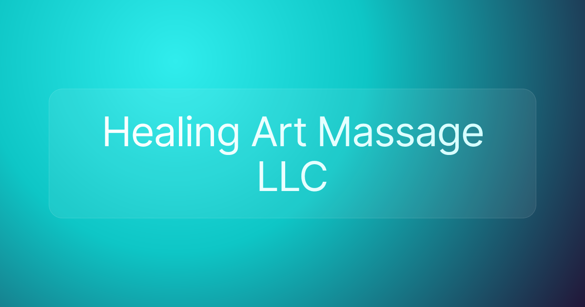 Healing Art Massage LLC