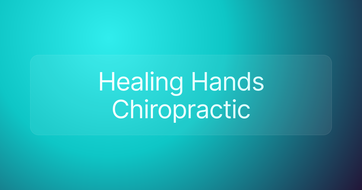 Healing Hands Chiropractic