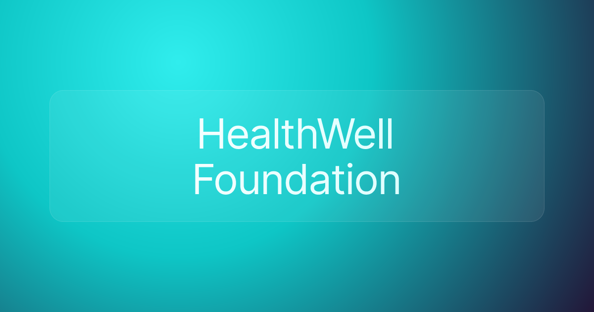 HealthWell Foundation
