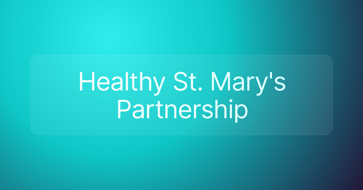 Healthy St. Mary's Partnership