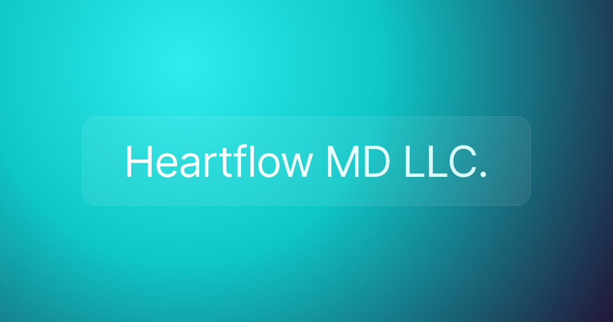 Heartflow MD LLC.