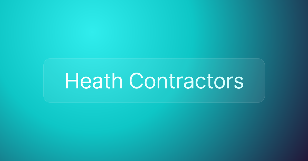 Heath Contractors