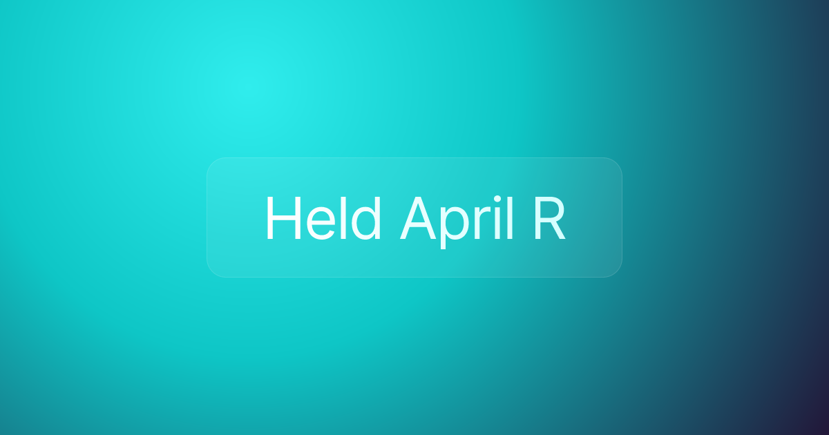 Held April R