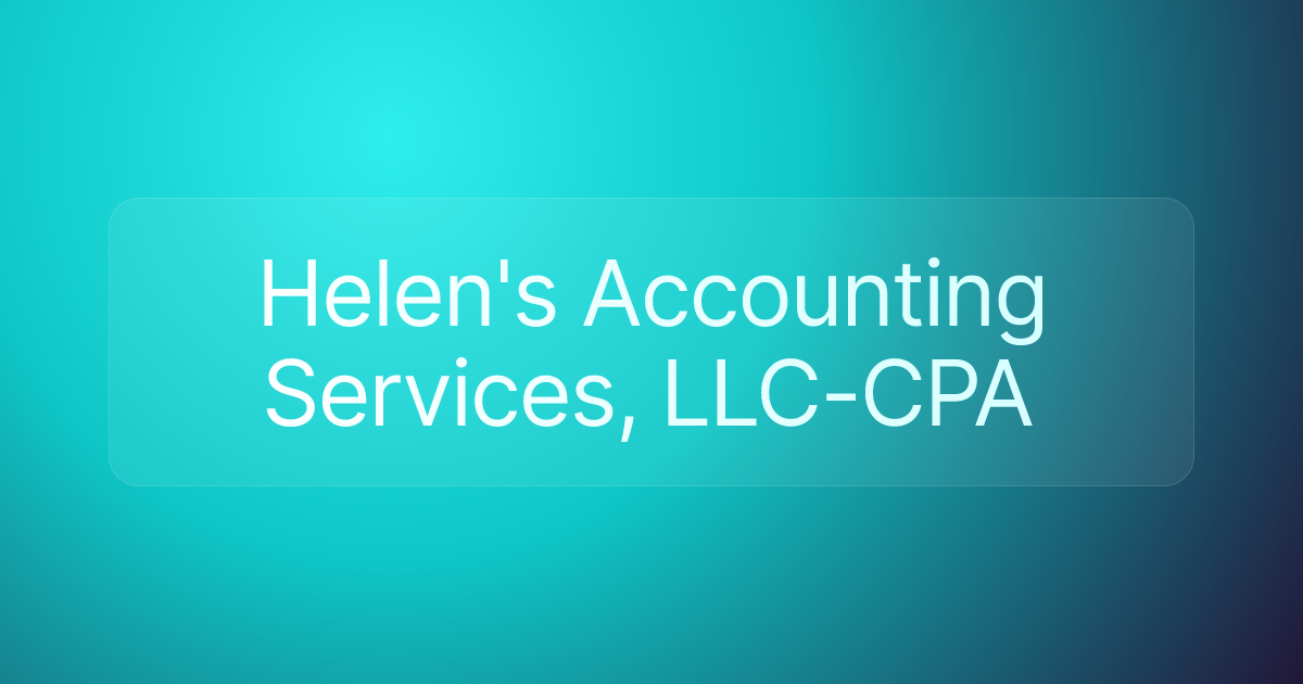 Helen's Accounting Services, LLC-CPA