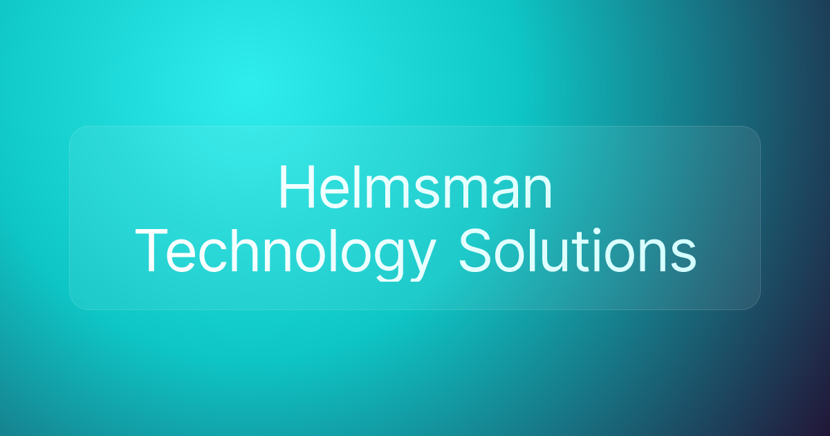 Helmsman Technology Solutions