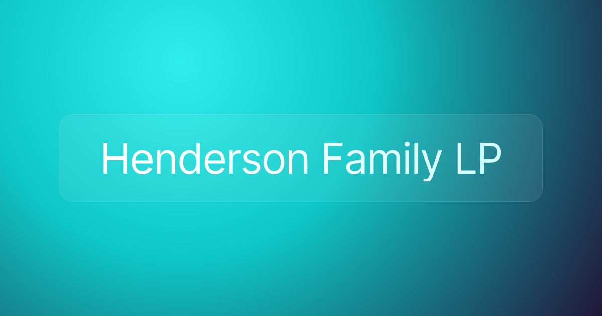Henderson Family LP