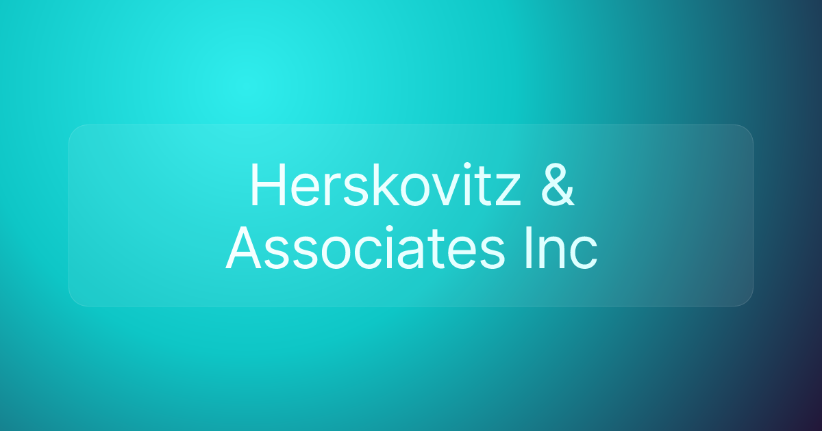 Herskovitz & Associates Inc