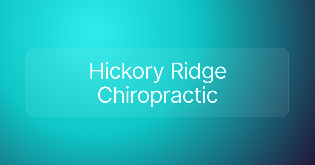 Hickory Ridge Chiropractic