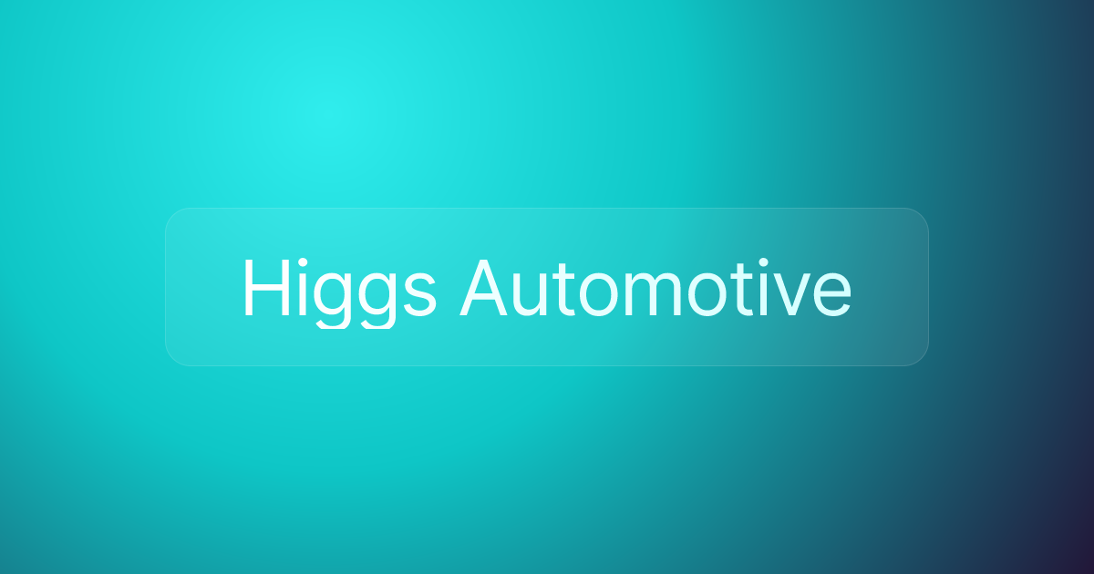 Higgs Automotive