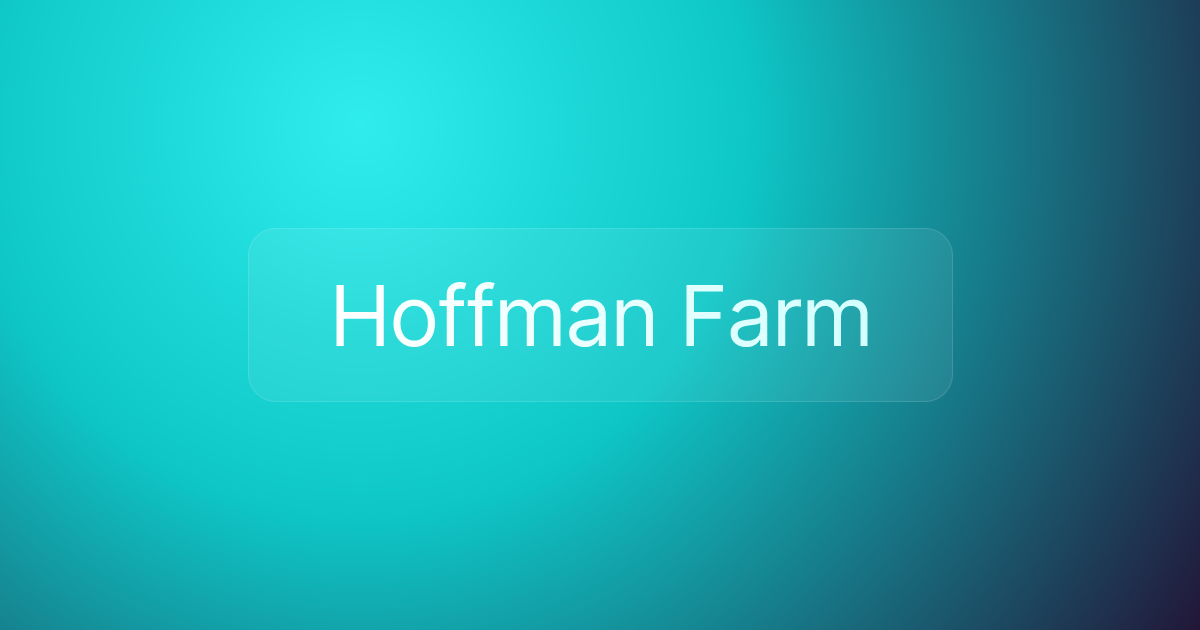 Hoffman Farm
