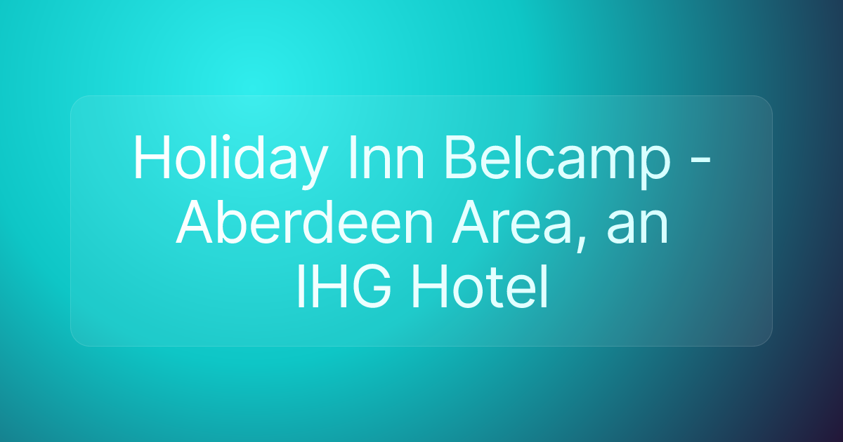 Holiday Inn Belcamp - Aberdeen Area, an IHG Hotel
