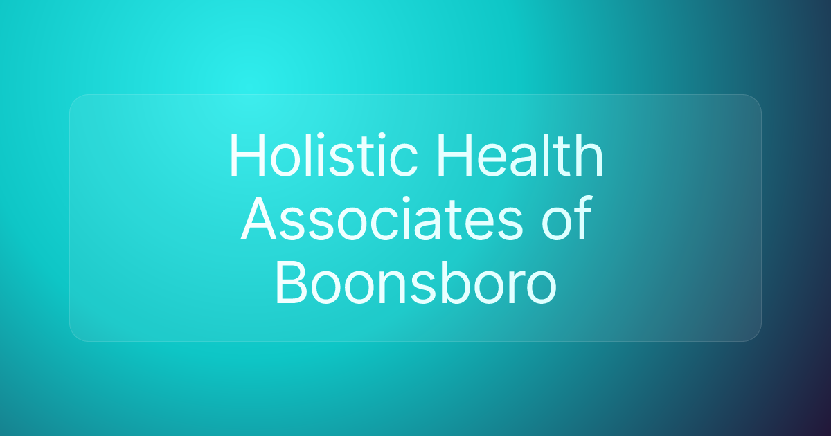 Holistic Health Associates of Boonsboro