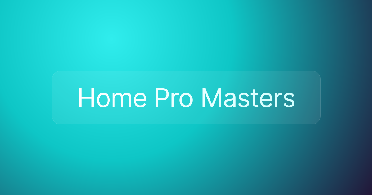 Home Pro Masters