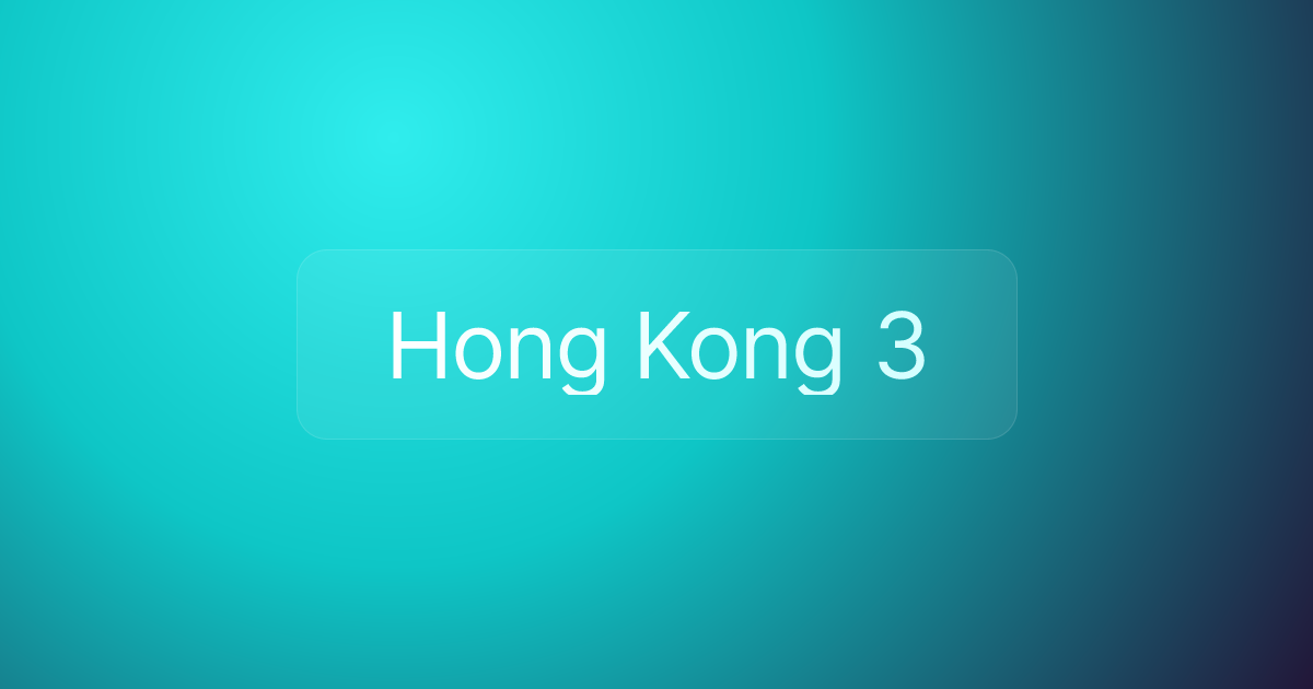 Hong Kong 3