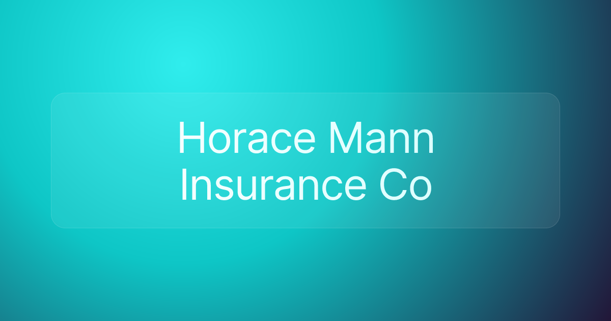 Horace Mann Insurance Co