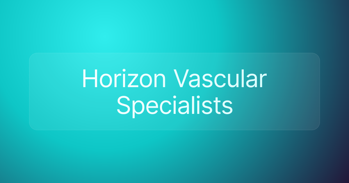 Horizon Vascular Specialists