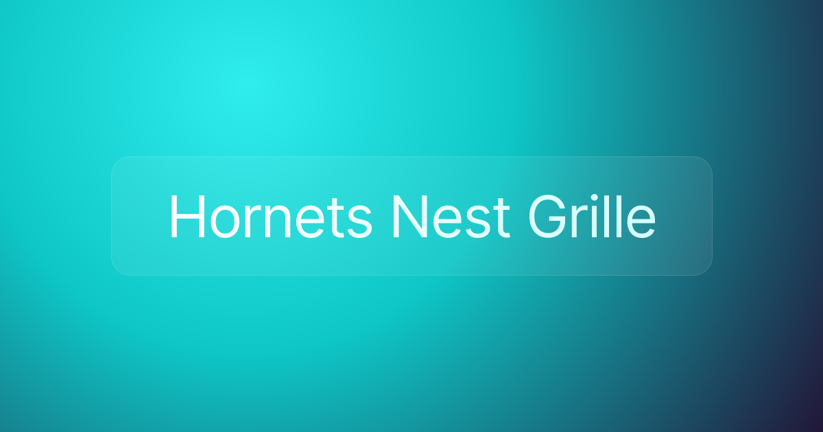 Hornets Nest Grille
