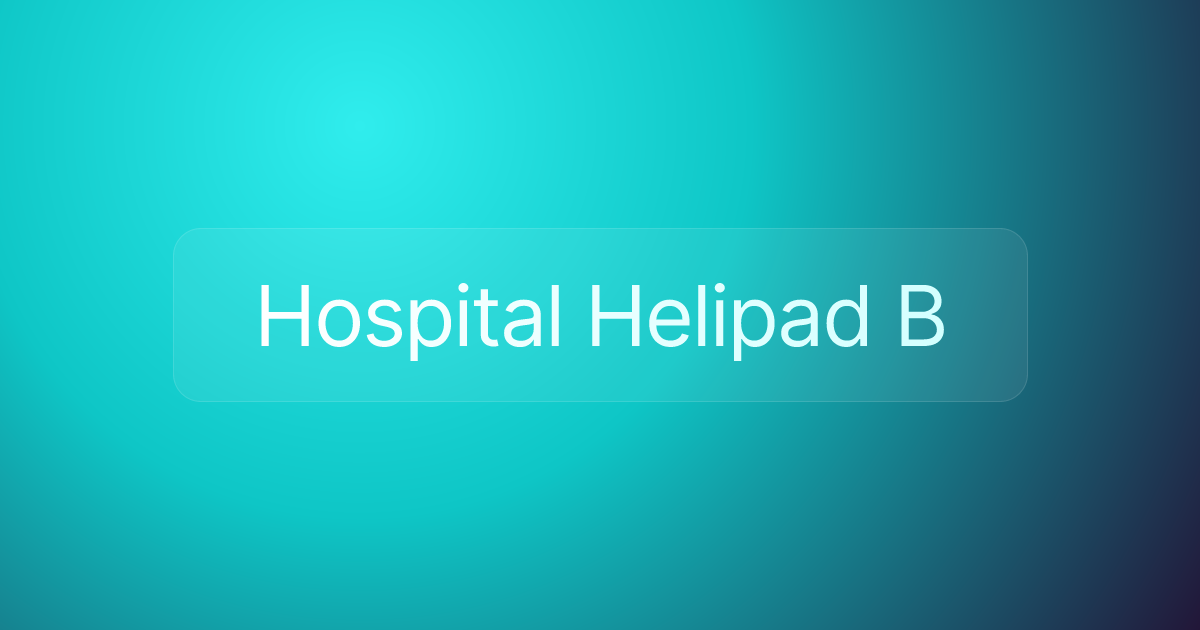 Hospital Helipad B