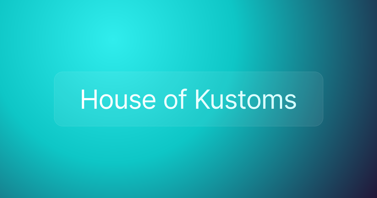House of Kustoms