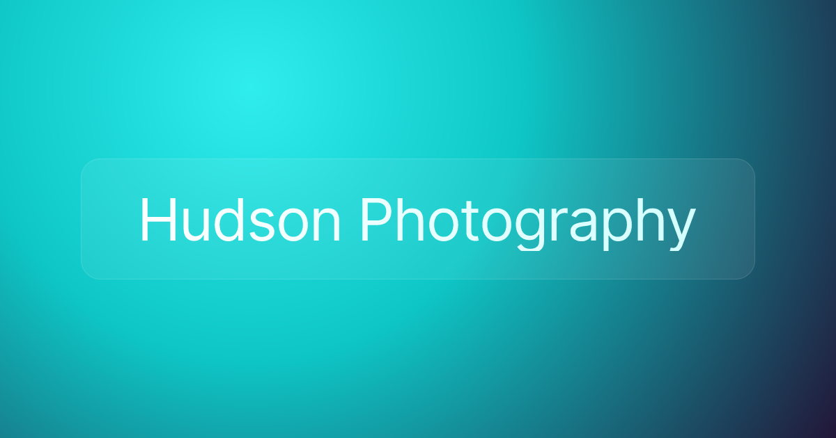 Hudson Photography