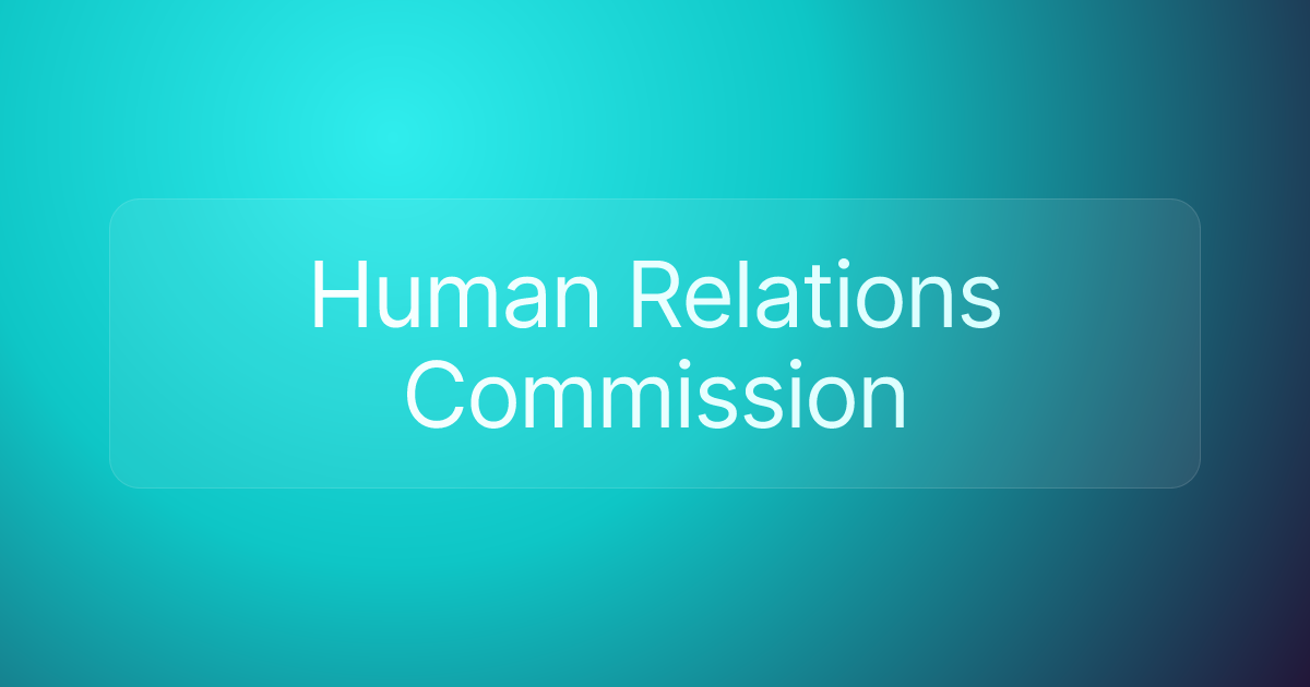 Human Relations Commission