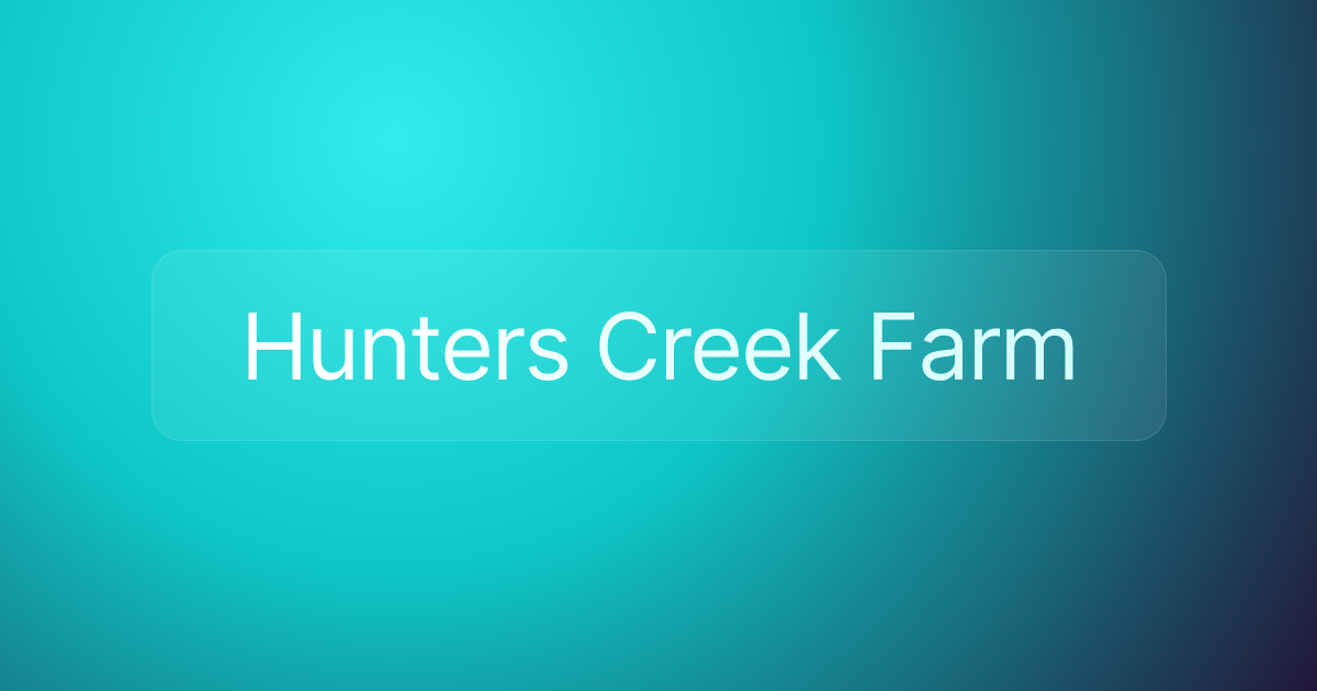 Hunters Creek Farm