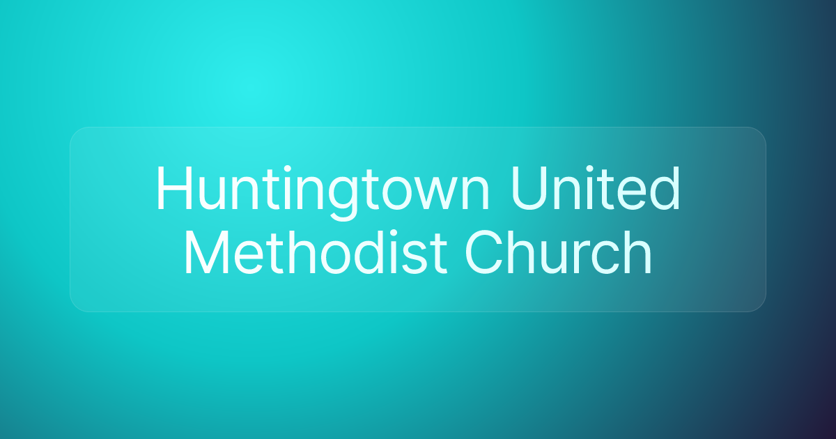 Huntingtown United Methodist Church