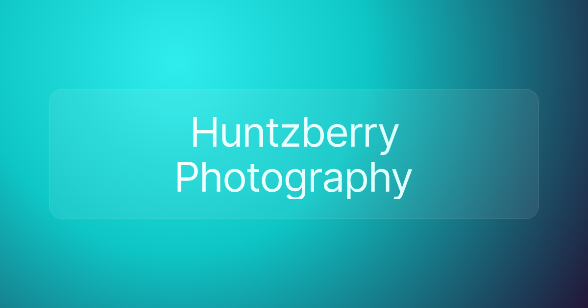 Huntzberry Photography