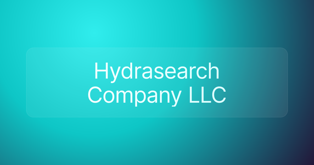 Hydrasearch Company LLC