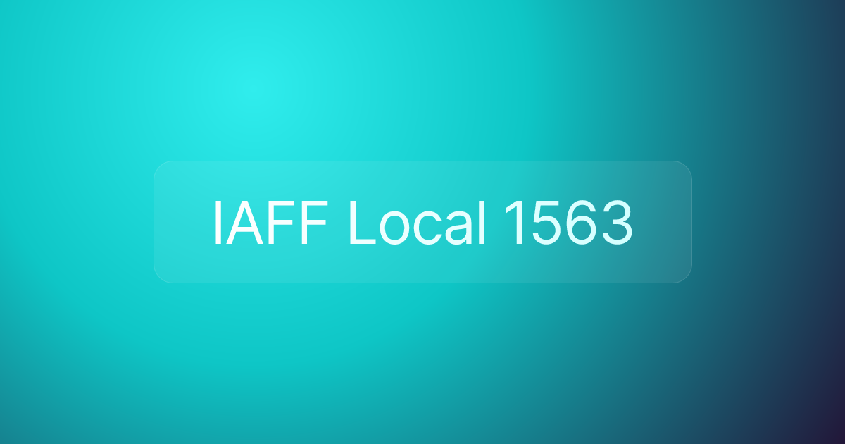 IAFF Local 1563