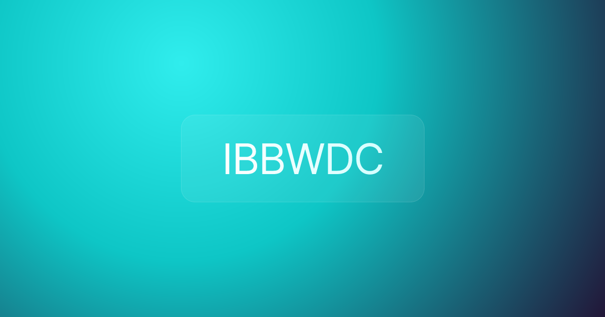 IBBWDC