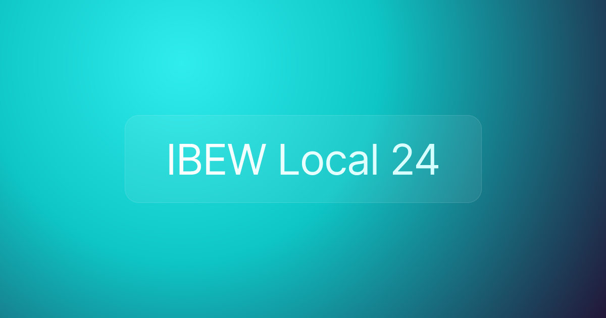 IBEW Local 24