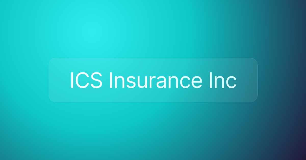 ICS Insurance Inc