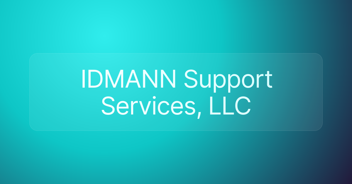 IDMANN Support Services, LLC