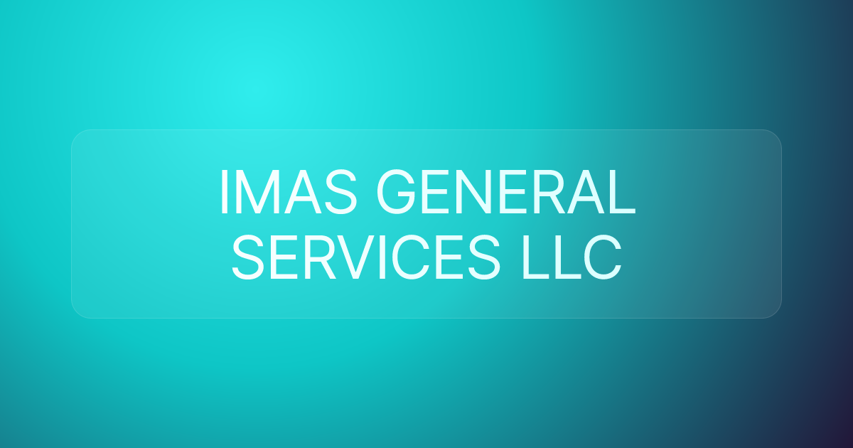 IMAS GENERAL SERVICES LLC